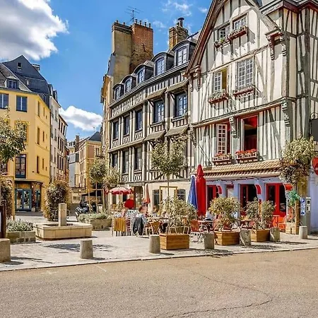 아파트 St Sever-place Parking Privee Fermer- Cosy-centre Rouen-wifi-3pers *