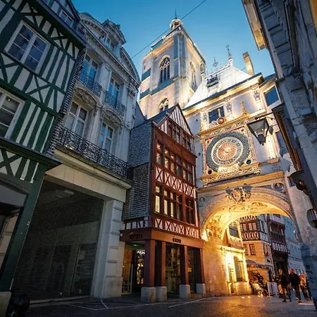 아파트 St Sever-place Parking Privee Fermer- Cosy-centre Rouen-wifi-3pers *